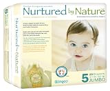 Nurtured by Nature Environmentally-Sensitive Diapers, X-Large Size 5, 92 Count