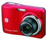 G E C1033-RED 10 Megapixel Digital Camera with 3x Optical Zoom and 2.4 Display in Red