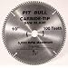 10" 100 Tooth Carbide Blade
