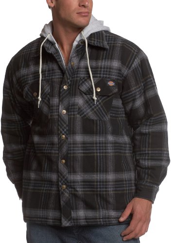 Dickies Men's Flannel Hood With Fleece Insert