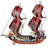 Holy stone Sluban ブラックパール号 海賊船 大きい サイズ ブロック 632ピース 知育玩具 プレゼント M38-B0129