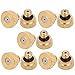 uxcell 0.8mm Orifice Dia 9mm Long Brass Mist Nozzle Gold Tone 10pcs