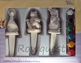 Review Slotz PYO PR Plant Stix / Paint Your Own Plant Stix - Beatrix Potter's Peter Rabbit - set of three