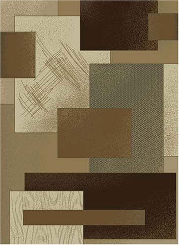 Contemporary Area Rug, United Weavers China Garden 4'x5' Contempo Clay