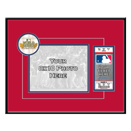 MLB St. Louis Cardinals 2011 World Series Your 8x10 Photo Ticket Frame