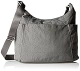 Baggallini Hobo Tote Pewter Zebra