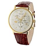 Haas & Cie Herrenuhr VITESSE Chrono Gold MFH211XGA