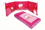 Crib Set. Chip Chip Collection. Eiderdown + Multiactivity Bumper.