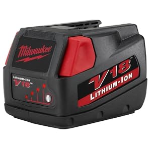 Milwaukee 48-11-1830 V18 18-Volt 3.0 Amp Hour Lithium-Ion Slide Style Battery