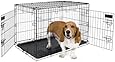 Petmate 30-Inch 2-Door Training Retreats Wire Kennel for Dogs, 30 to 50-Pound