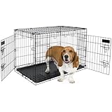 Petmate 30-Inch 2-Door Training Retreats Wire Kennel for Dogs, 30 to 50-Pound