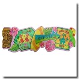 Surfs Up Pink Wall Border by Blonder