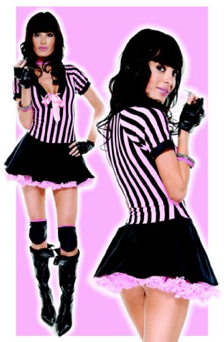 4PC Time Out!-Referee Sexy Holiday Party Costume