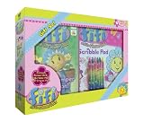 Fifi & The Flowertots Gift Set - Bumper Collection (DVD + 2 Scribble Pads + Crayons)