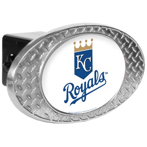 MLB Kansas City Royals Metal Diamond Plate Trailer Hitch Cover