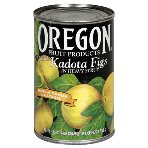 Oregon Fruit Whole Kadota Figs in Syrup, 15-Ounce Cans (Pack of 8) by Oregon Fruit