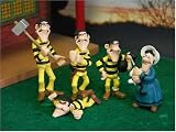 Eigenschaften Plastoy UC80416 / Plastoy UC80416 - Lucky Luke Figuren Set 2 (4 Daltons als Sträflinge, Ma Dalton)