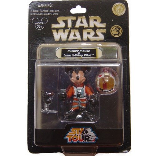 Mickey Mouse as Luke X-Wing Pilot Star Wars Star Tours Series 3 Exclusive