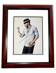 Jason DeRulo Autographed / Hand Signed 11x14 Photo MAHOGANY CUSTOM FRAME