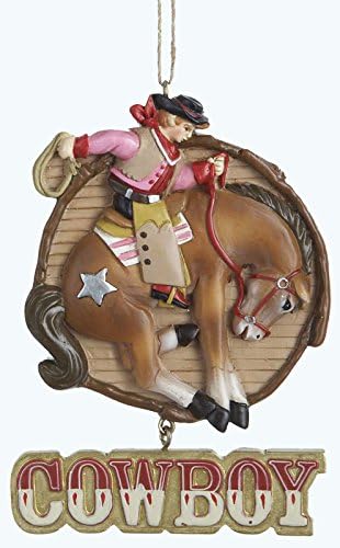 Cowboy Christmas Ornament [1J1398B]