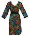 Monsoon Black Red Blue Floral Sparkly Sequins Long Sleeve Floaty Dress