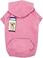Casual Canine Cotton Basic Dog Hoodie, Small, 12-Inch, Pink