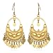 Satya Jewelry Gold Plate Flower Petal Chandelier Earring