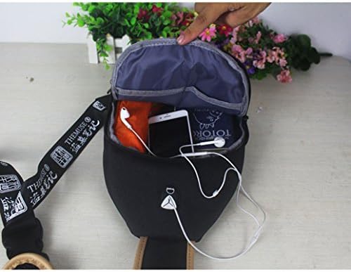 Coolchange Trendy Anime Gintama Chest Bag Multi-role Messenger Bag