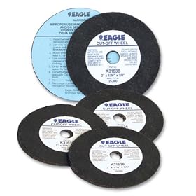 Eagle K33238 - 3 inch Premium Cut-Off Wheels - 5 discs pack by Eagle Abrasives