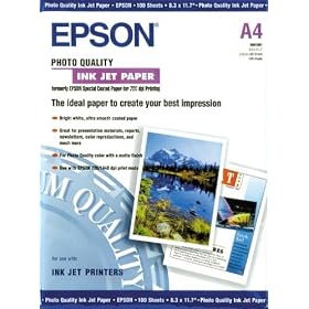 Epson Photo Quality Ink Jet Paper - Matt photo paper - A4 (210 x 297 mm) - 102 g/m2 - 100 sheet(s)