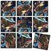 B Dazzle Wilderness Adventure Scramble Squares 9 Piece Puzzle