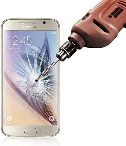 Galaxy S6 Screen Protector, FOSTO Premium 0.33mm 9H Hardness Tempered Glass Screen Protector for Samsung Galaxy S6 (NOT S6 Edge) with Lifetime Replacement Warranty - Retail Packaging