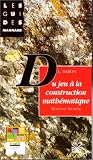 Du jeu à la construction mathématique. Moyenne section