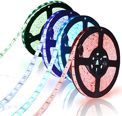 ZHUY Smartphone Bluetooth Controlled Waterproof 5 Meter LED Flexible Strip Light, 16 Million Color Changeable, Compatible with iPhone, iPad, Android Phone and Tablet.