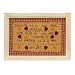 EMBROIDERED WALL PLAQUE - "DANCE AS IF NO ONE.."