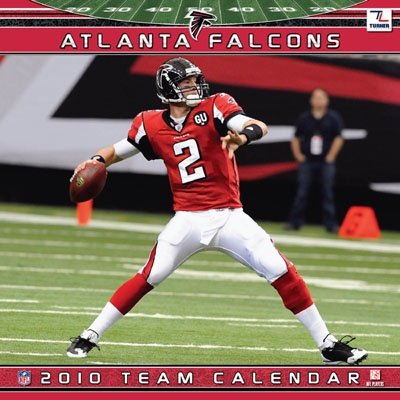 Turner Atlanta Falcons 2010 12 x 12 Inch Team Wall Calendar - Atlanta Falcons One Size