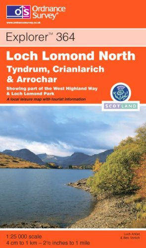 City Travel Guides Discounted  Livres : Carte de randonnée : Loch Lomond North (en anglais)