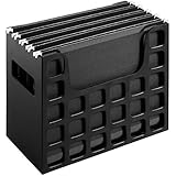 Pendaflex Decoflex Desktop File, 9 1/2" H x 12 1/4" W x 6" D, Black (23013)