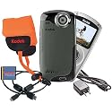 Kodak PlaySport Zx3  HD Waterproof Pocket Video Camera Bundle (Grey)