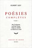 Poésies complètes, tome 1