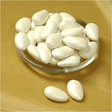 White Pearl Jordan Almonds - Patchi Dragees