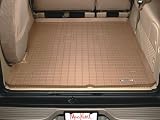 Weathertech Rubber Cargo Liners - Tan, . GMC Yukon Denali Behind 2nd seat (Fit Notes: None) 2007 - 2007