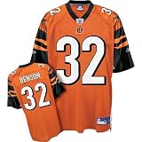 Reebok Cincinnati Bengals Cedric Benson Replica Alternate Jersey Medium