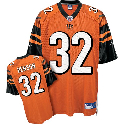 Reebok Cincinnati Bengals Cedric Benson Replica Alternate Jersey Large