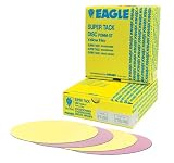 Eagle 778-1500 - 6 inch SUPER-TACK Yellow-Film Discs - Grit P1500 - 50 discs/box
