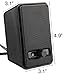 AmazonBasics USB Powered Computer Speakers (A100)