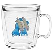Bar Mitzvah Talit 12 oz Insulated Coffee Mug, Clear