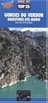 Carte de randonn�e : Gorges du Verdon...