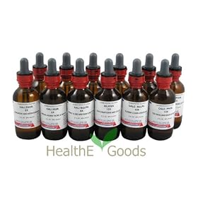 Lactose Free Cell Salts Set of 12 by Standard Homeopathic by 