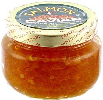 Salmon Caviar ( 125g 4.5 oz ) by Awers
